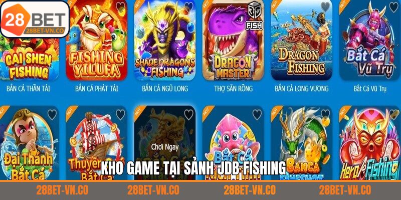 Kho game bắn cá đặc sắc tại JDB Fishing