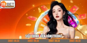 Siêu Thành Viên Hàng Tháng - Ưu Đãi Đặc Biệt Cho Hội Viên 28Bet